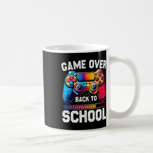 Game Over Back To School Video Game Kids Boys Girl Coffee Mug