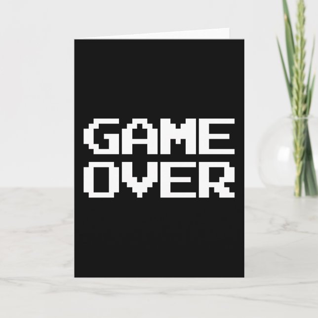 Game Over Card (Front)