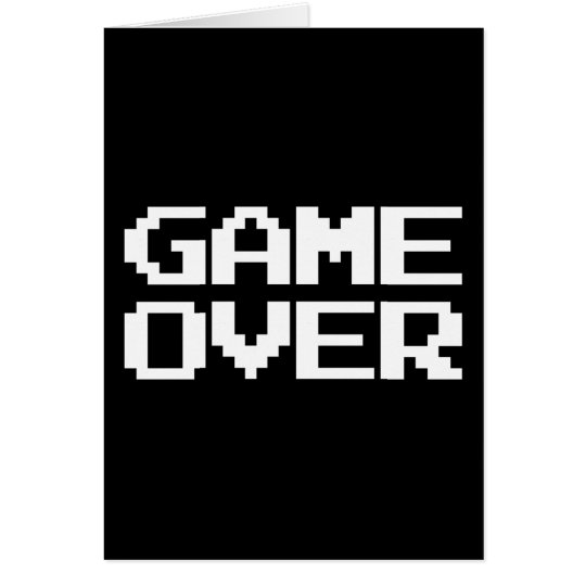 Game Over Card