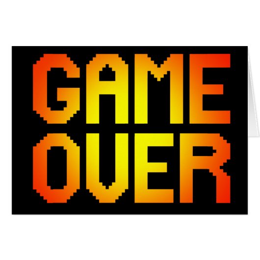 GAME OVER CARDS (Front Horizontal)