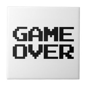Game Over Ceramic Tile