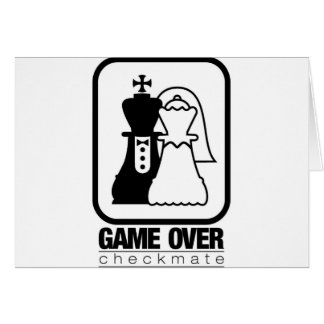 Game Over Check Mate Cards