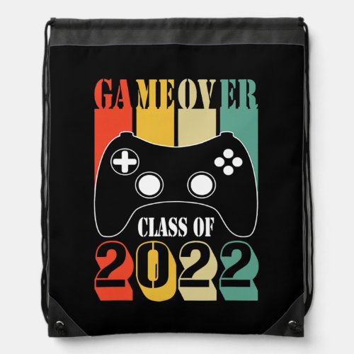 Game Over Class Of 2022 Video Games Funny Drawstring Bag