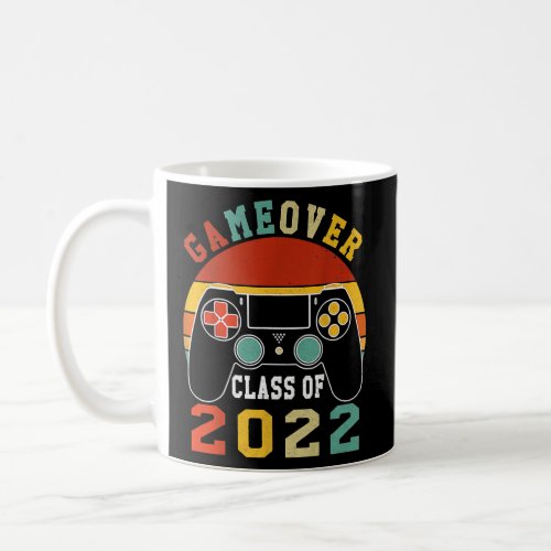 Game Over Class of 2022 Video Games Vintage Coffee Mug