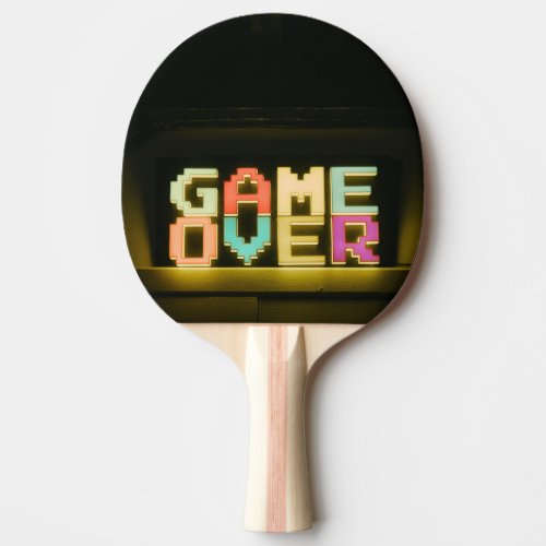 Game Over Cute Simple Pixel Art Pixel Arts Easy De Ping Pong Paddle