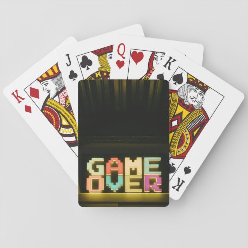 Game Over Cute Simple Pixel Art Pixel Arts Easy De Poker Cards