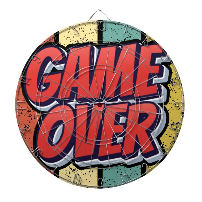Game over. dart board (Front)