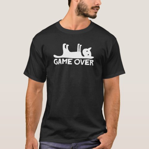 Game Over dead cat T_Shirt