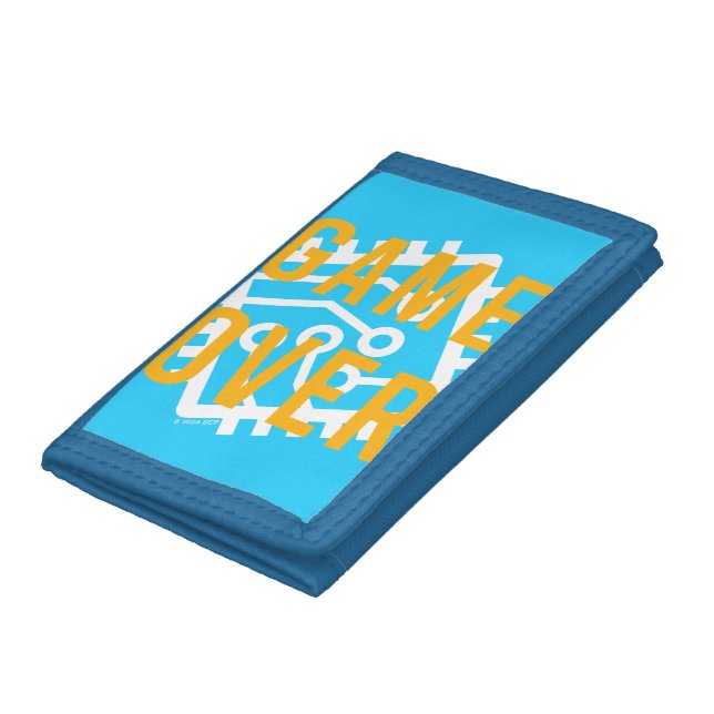 Game Over Digital Circuit Tri-fold Wallet (Bottom)