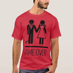Game Over Funny JGA Saying, Bachelor Party T-Shirt