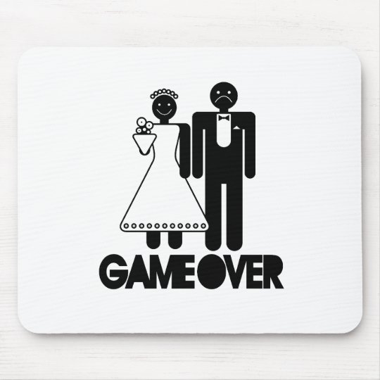 Over Funny Wedding Gifts Mouse Pad Zazzle Over Funny Wedding Gifts Mouse Pad