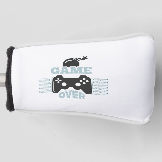 Game Over Gamer Golf Head Cover (Front)