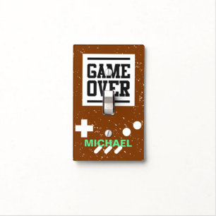 Game Over, Gamer Light Switch Cover