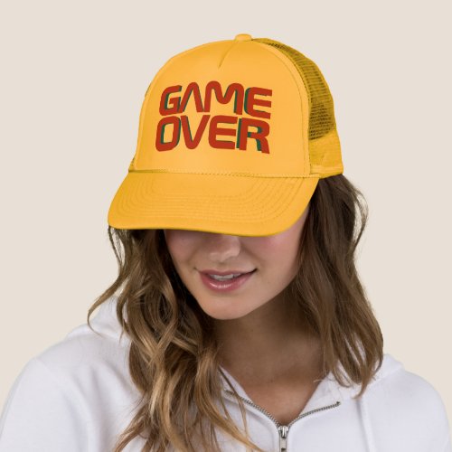 Game over games player style yellow trucker hat