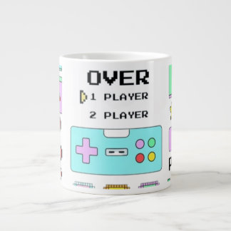 Game over giant coffee mug