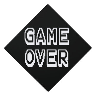 Game Over Graduation Cap Topper