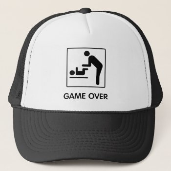 Game Over Hat by CreativeStore at Zazzle