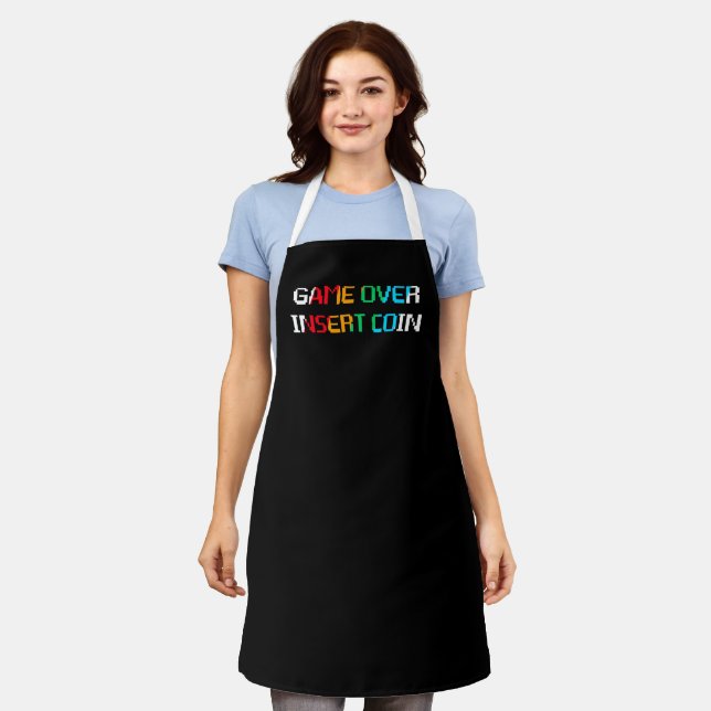 Game Over Insert Coin Apron (Worn)