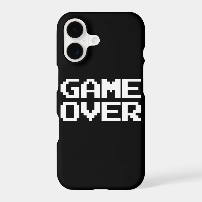 Game Over Iphone Case (Back)
