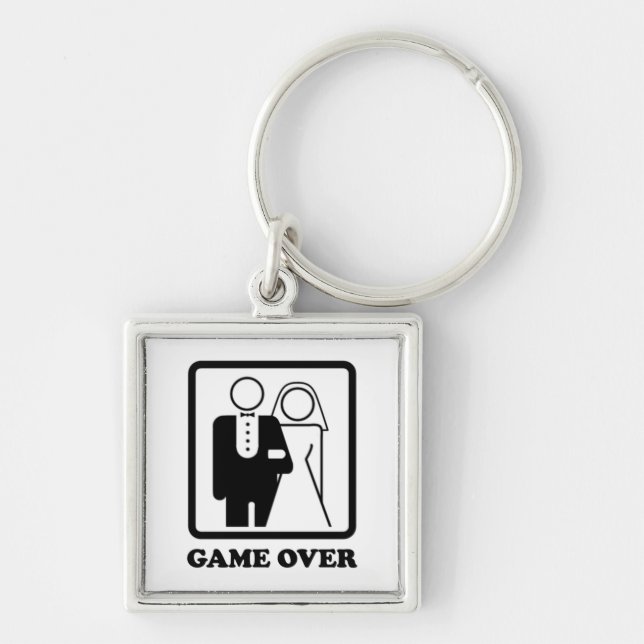 Game Over Keychain (Front)