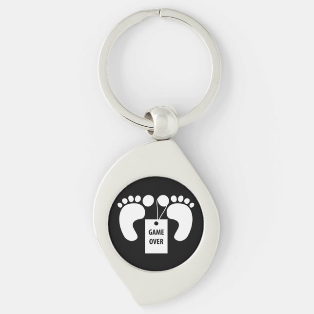 Game over keychain (Front)