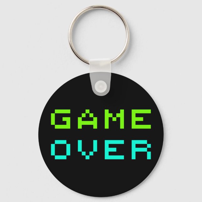 Game Over Keychain (Front)