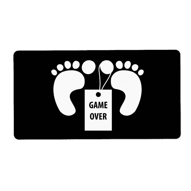 Game over label (Front)