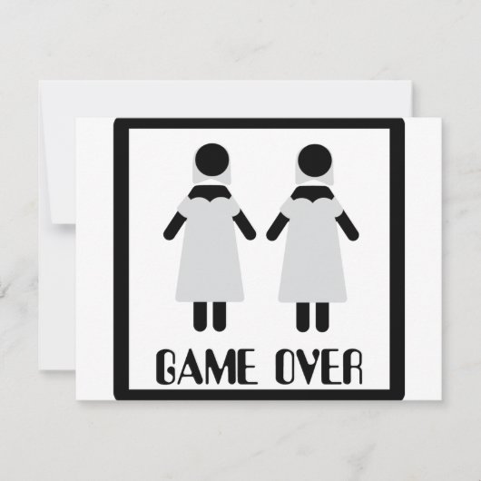 game over lesbian couple icon (Front)