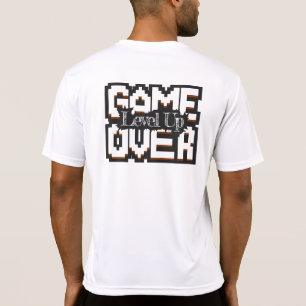 Game Over, Level Up: Pixelated Retro Game World T-Shirt