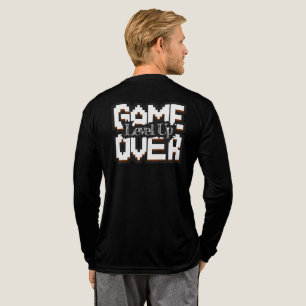 Game Over, Level Up: Pixelated Retro Game World Tri-Blend Shirt