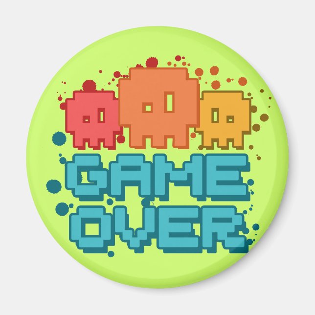 Game Over Magnet (Front)