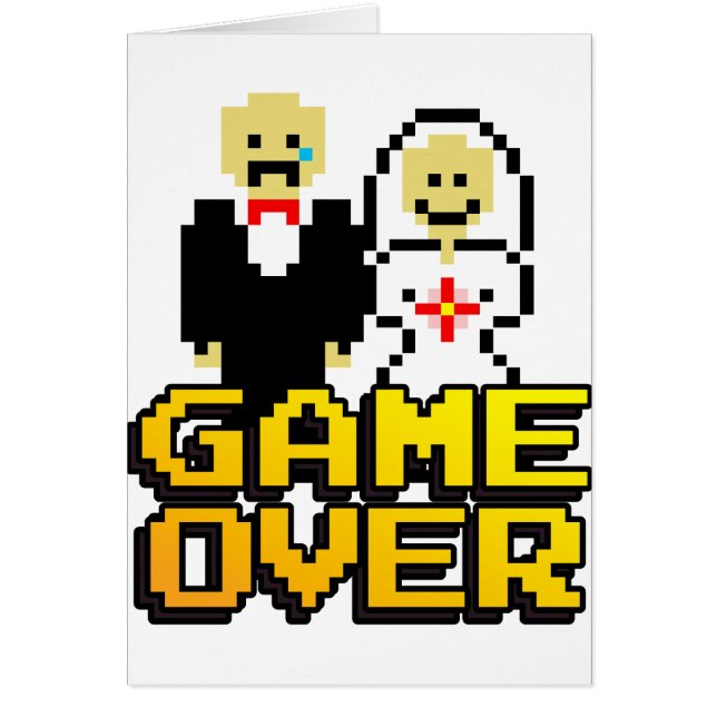 Game over marriage (8-bit) cards (Front)