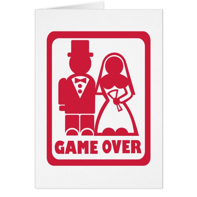 Game over - Marriage Cards (Front)