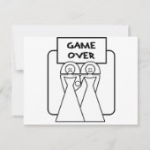 "Game Over" Marriage (Homosexual) (Front)