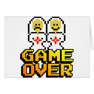 Game Over Marriage (Lesbian, 8-bit) Cards
