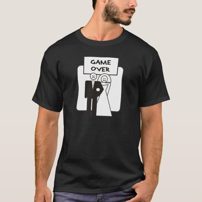 Game Over Marriage T-Shirt (Front)
