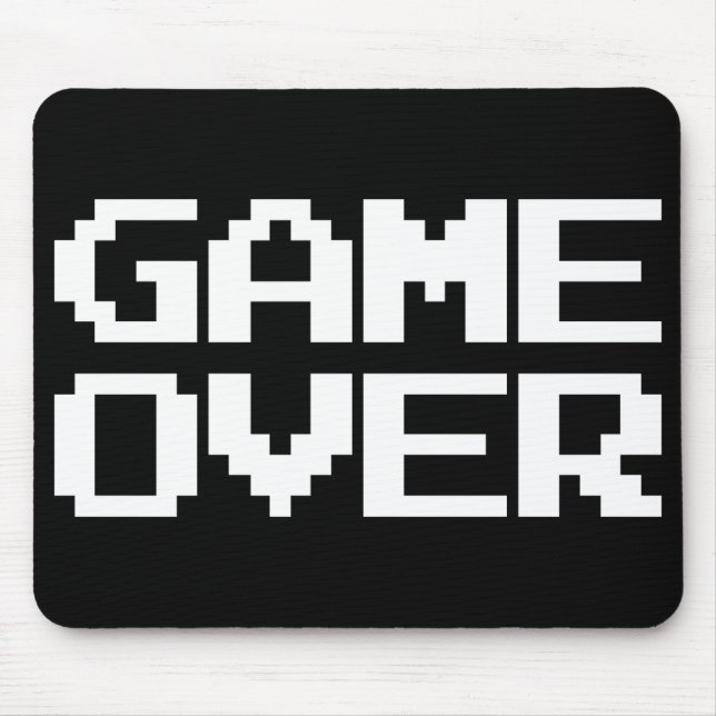 Game Over Mouse Pad (Front)