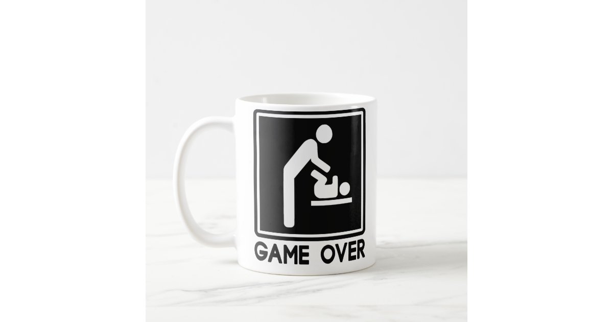 Game Over Pregnancy Mug, Funny New Dad/Mom Mug - New Mom Mug - Couple' –  4Lovebirds