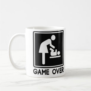 Game Over New Baby for Parent Mom Coffee Mug