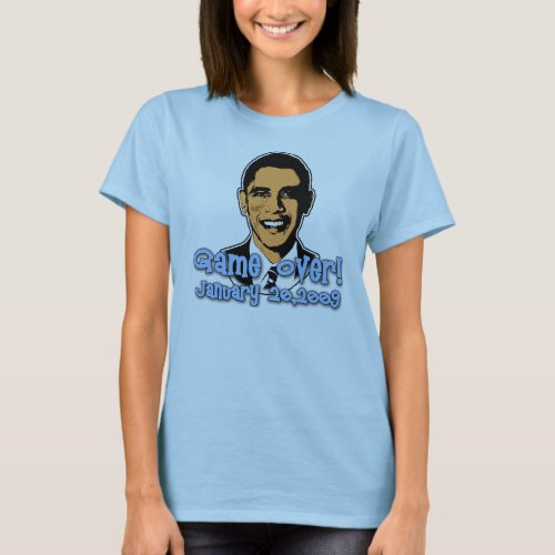 Game Over Obamas Inauguration Day T_Shirt