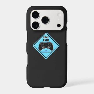 Game Over Pastel Blue  iPhone Case