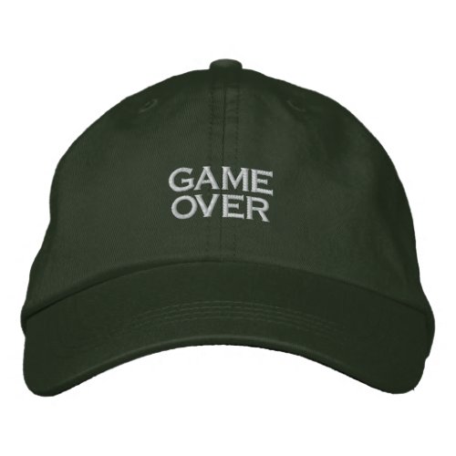 GAME OVER PC GAME PLAYER CAP