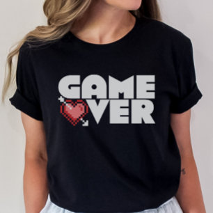 Game Over Pixilated Gamer T-Shirt