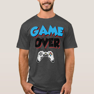 Game Over Play Again Yes No Video Game Player Gami T-Shirt