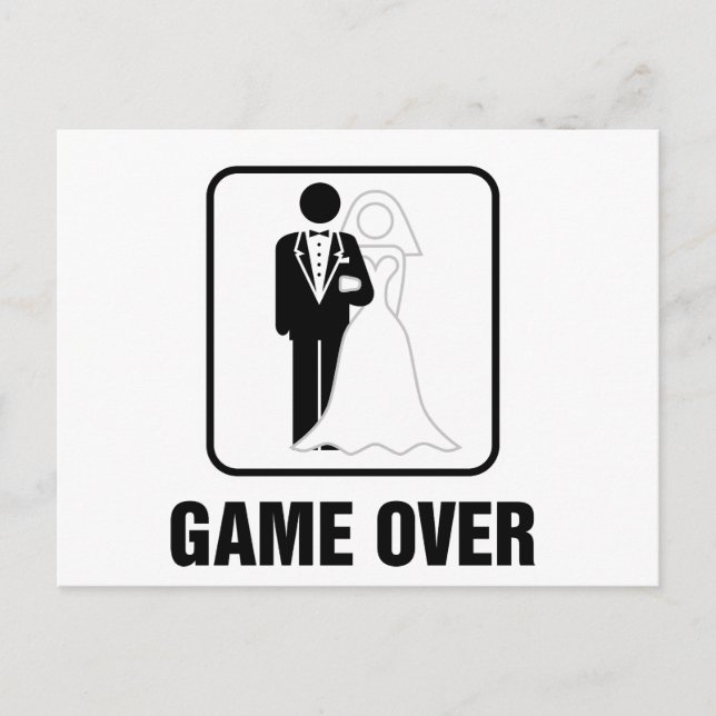 Game over postcard (Front)