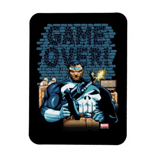 Game Over Punisher Video Game Sprite Screen Magnet