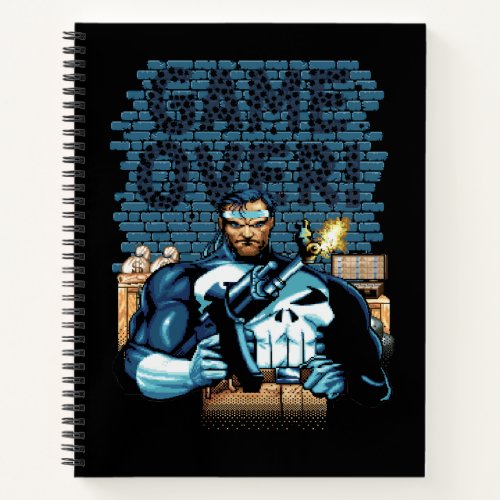 Game Over Punisher Video Game Sprite Screen Notebook