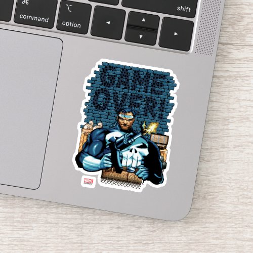 Game Over Punisher Video Game Sprite Screen Sticker