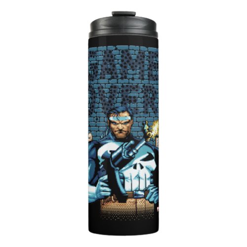 Game Over Punisher Video Game Sprite Screen Thermal Tumbler