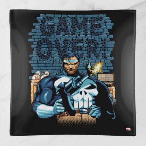 Game Over Punisher Video Game Sprite Screen Trinket Tray